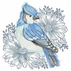 Sketched Birds 02(Lg) machine embroidery designs