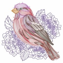Sketched Birds 04(Lg) machine embroidery designs
