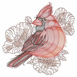 Sketched Birds 06(Sm) machine embroidery designs