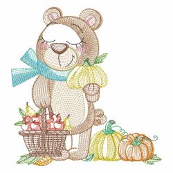 Adorable Fall Animals 2 02(Sm) machine embroidery designs