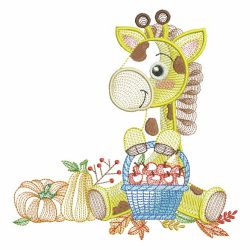 Adorable Fall Animals 2 10(Sm) machine embroidery designs