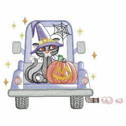 Spooky Vehicle 03(Md) machine embroidery designs