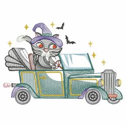 Spooky Vehicle 08(Md) machine embroidery designs