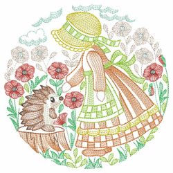 Sunbonnet Sue Quilt 05(Lg) machine embroidery designs