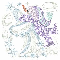 Happy Snowman 04(Lg) machine embroidery designs