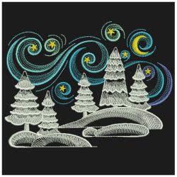 Winter Wonderland Silhouettes 5(Sm) machine embroidery designs