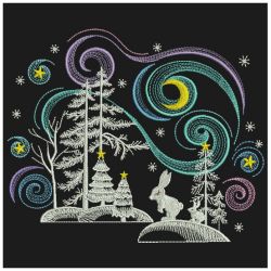Winter Wonderland Silhouettes 5 05(Lg) machine embroidery designs