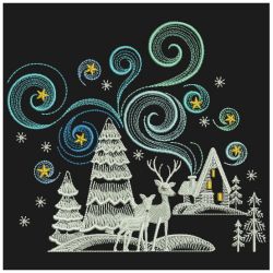 Winter Wonderland Silhouettes 5 07(Lg) machine embroidery designs