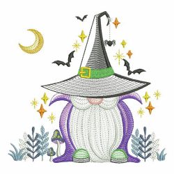 Halloween Gnome 2 03(Md) machine embroidery designs