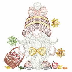 Fall Gnome 3 08(Md) machine embroidery designs