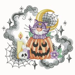 Happy Halloween 7 08(Md) machine embroidery designs