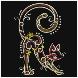 Filigree Cats 04(Md) machine embroidery designs