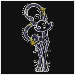 Filigree Cats 05(Sm) machine embroidery designs