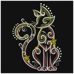 Filigree Cats 07(Sm) machine embroidery designs