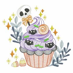 Creepy Cupcakes 02(Lg) machine embroidery designs