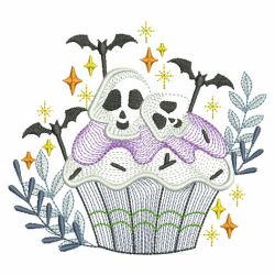 Creepy Cupcakes 07(Md) machine embroidery designs