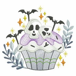 Creepy Cupcakes 07(Lg) machine embroidery designs