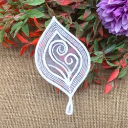 Organza Leaves 2 09 machine embroidery designs