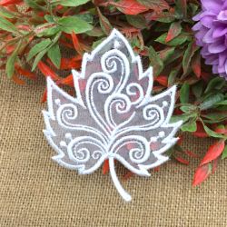 Organza Leaves 2 15 machine embroidery designs