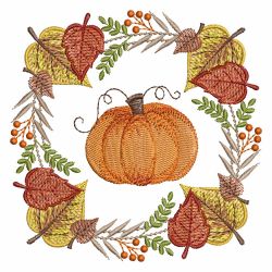 Watercolor Autumn Delights machine embroidery designs