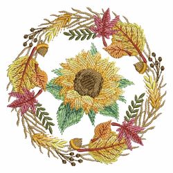 Watercolor Autumn Delights 04 machine embroidery designs