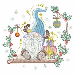 Christmas Gnome 2 06(Lg) machine embroidery designs