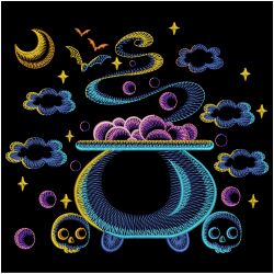 Spooky Evening 03(Sm) machine embroidery designs