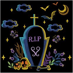 Spooky Evening 07(Sm) machine embroidery designs