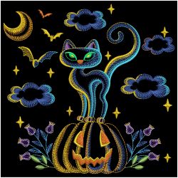 Spooky Evening 08(Md) machine embroidery designs