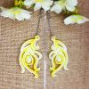 FSL Variegated Feather Earrings