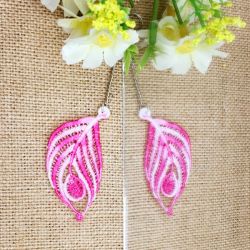 FSL Variegated Feather Earrings 03