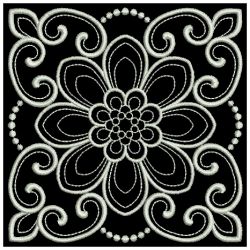 White Work Quilt Block 2 01(Sm) machine embroidery designs