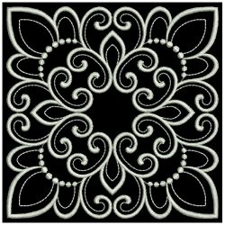 White Work Quilt Block 2 06(Sm)