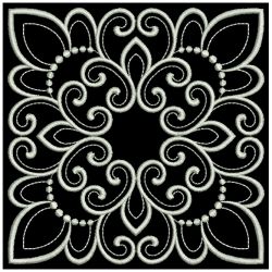 White Work Quilt Block 2 06(Lg) machine embroidery designs