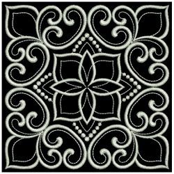 White Work Quilt Block 2 08(Sm)