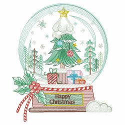 Christmas Snowglobes 09(Sm) machine embroidery designs