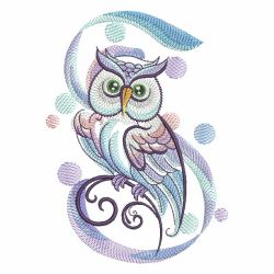 Watercolor Owls(Lg) machine embroidery designs