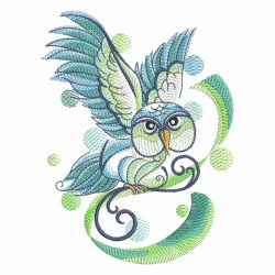 Watercolor Owls 02(Sm) machine embroidery designs