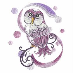 Watercolor Owls 06(Lg) machine embroidery designs