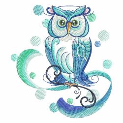 Watercolor Owls 08(Md) machine embroidery designs