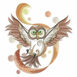 Watercolor Owls 10(Md) machine embroidery designs