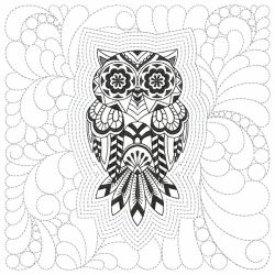 Trapunto Blackwork Treasures 03(Sm)