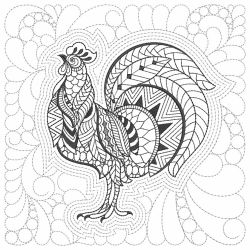 Trapunto Blackwork Treasures 11(Md)