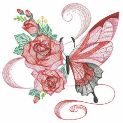 Butterflies In Elegance 01(Md) machine embroidery designs