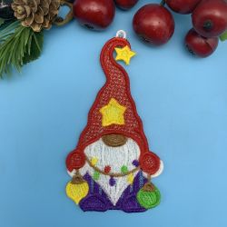 FSL Christmas Gnome machine embroidery designs