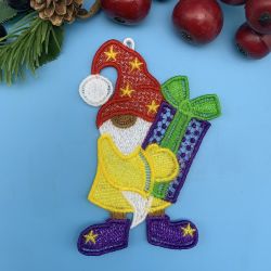 FSL Christmas Gnome 04 machine embroidery designs