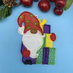 FSL Christmas Gnome 08 machine embroidery designs