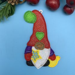 FSL Christmas Gnome 09 machine embroidery designs