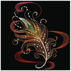 Fancy Feathers 06(Sm) machine embroidery designs