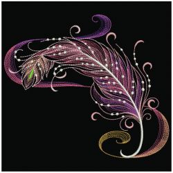 Fancy Feathers 07(Sm) machine embroidery designs